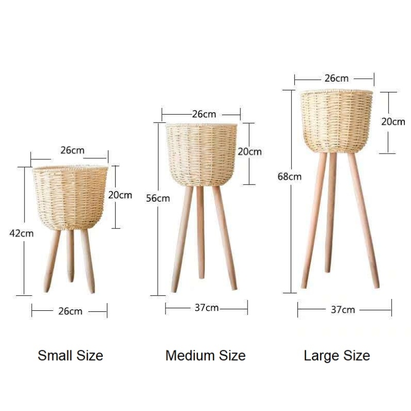Set de 3 suporturi pentru ghivece de flori